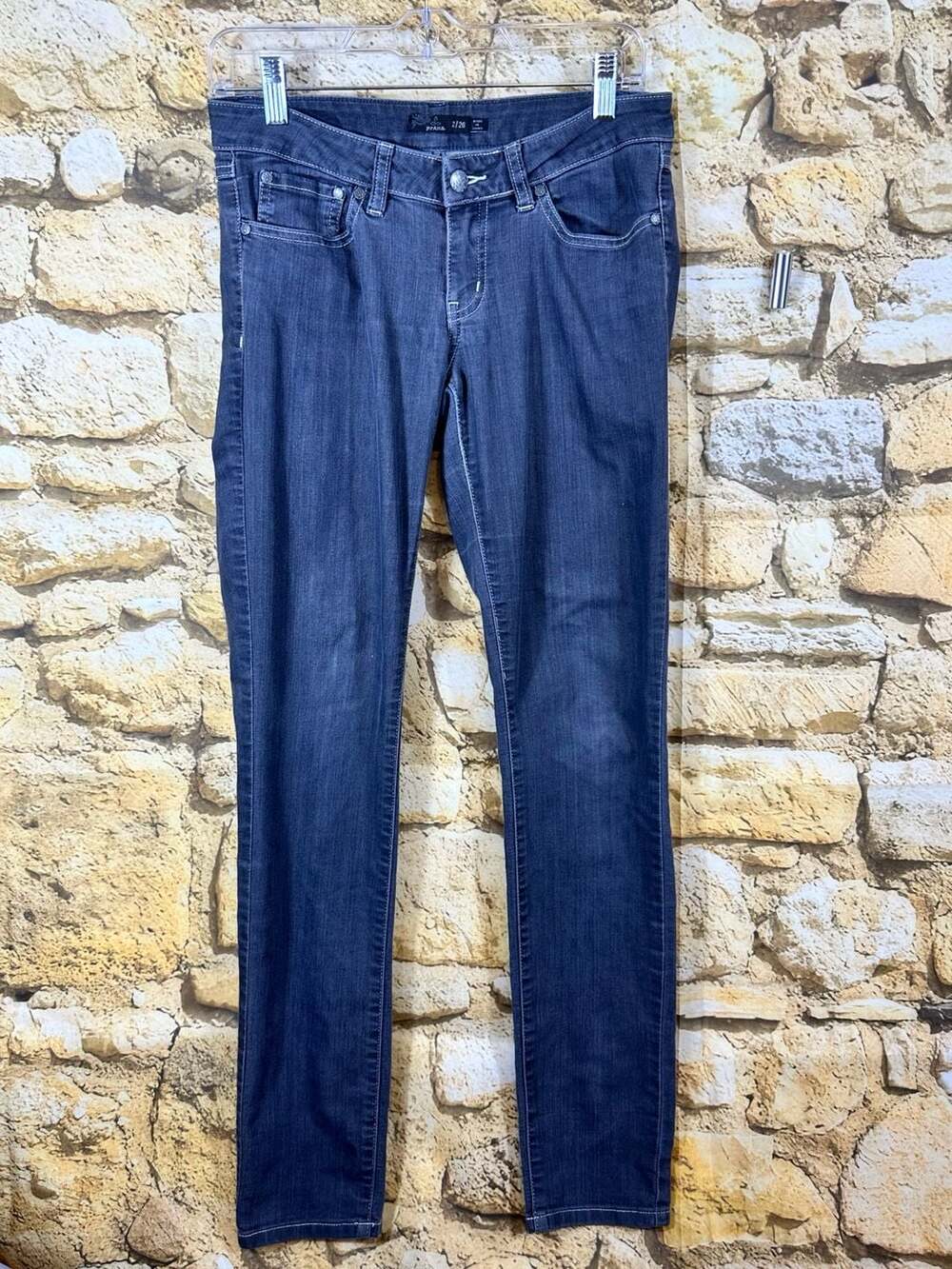 prAna Women's Dark Wash Denim Skinny Jeans Size 2/26
